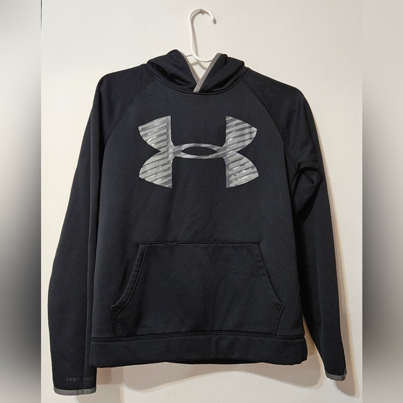 Under Armour Other - Under Armour Youth Pullover Black Gray Size Large